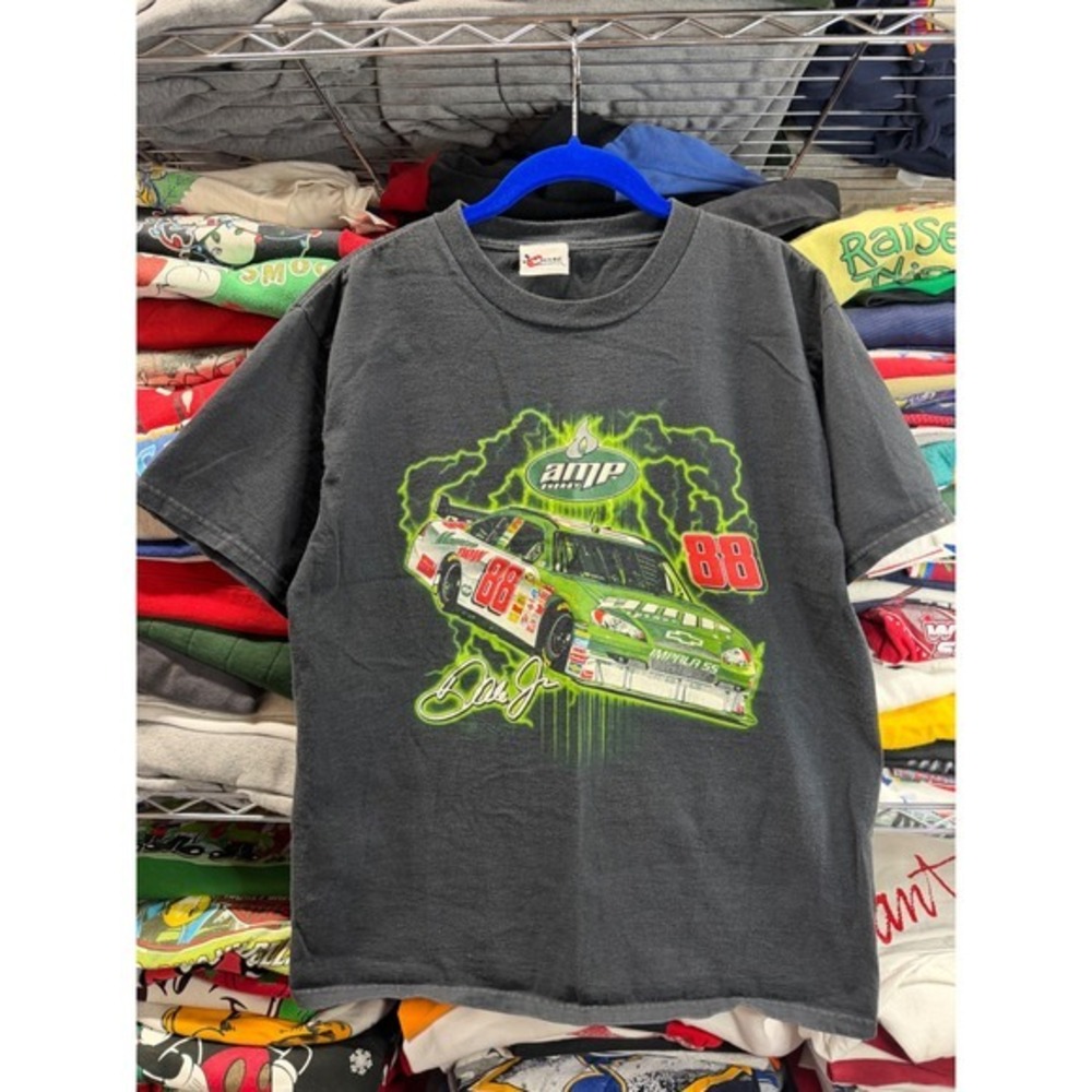 Chase Authentics Dale‎ Earnhardt Jr 88 AMP Energy NASCAR T-Shirt Mens XL Black